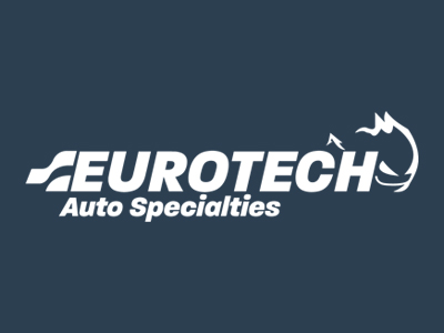 EuroTech Auto Specailties Logo with the volkswagen fast icon.